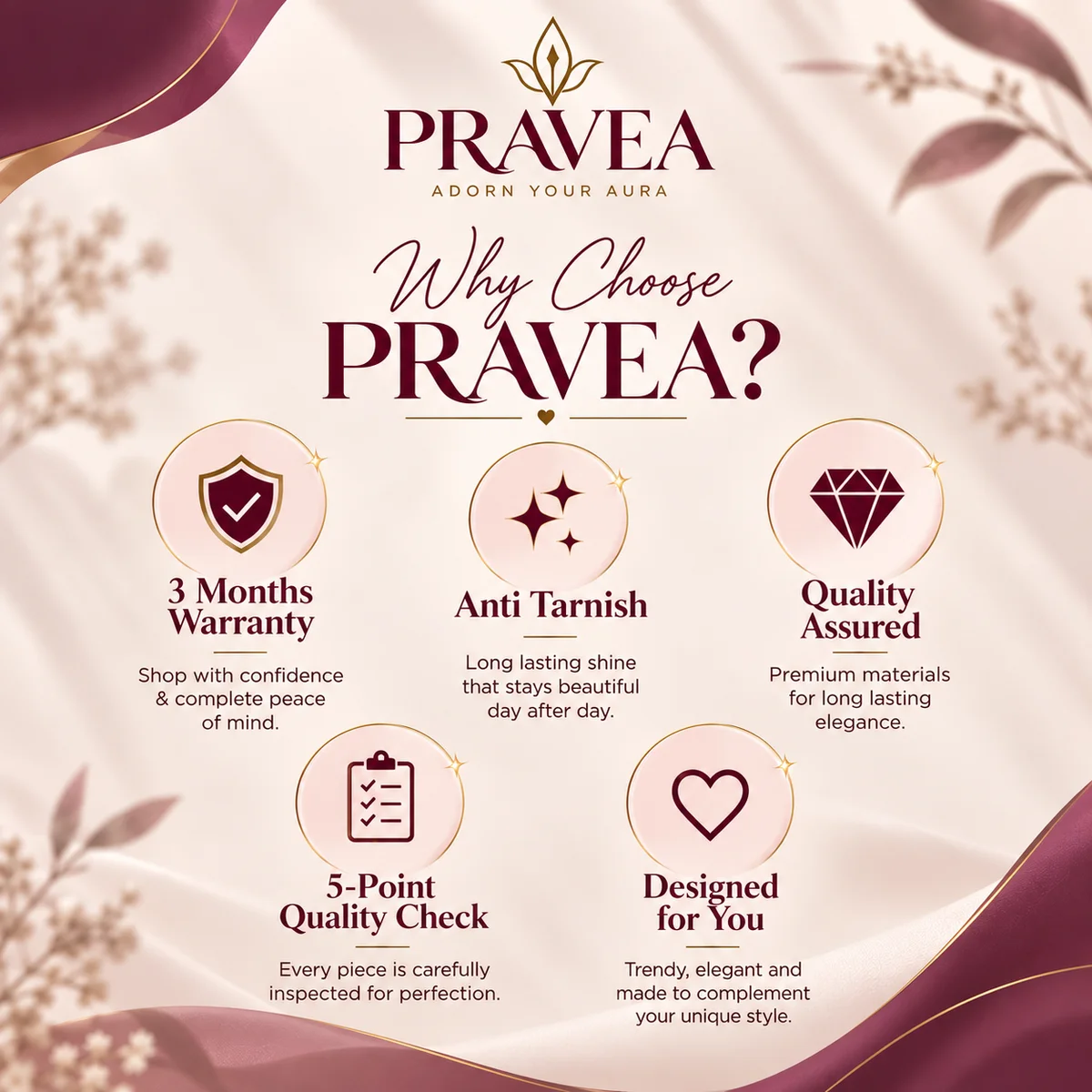 PRAVEA Anti Tarnish Wave Duo Open Ring โ photo 5