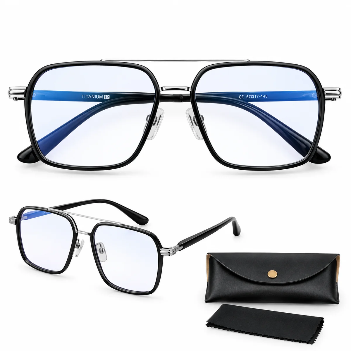 Tony Stark Square Blue Light Protection Anti Glare