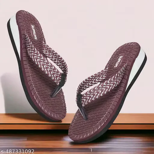 SLIPFLOPS Women slipper|Lightweight|Ortho|Women Heel Slippers|(Pack Of 1)