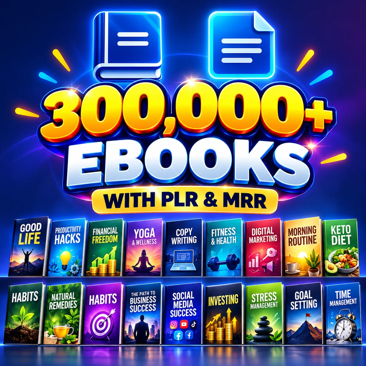 300,000+ Premium eBooks Bundle