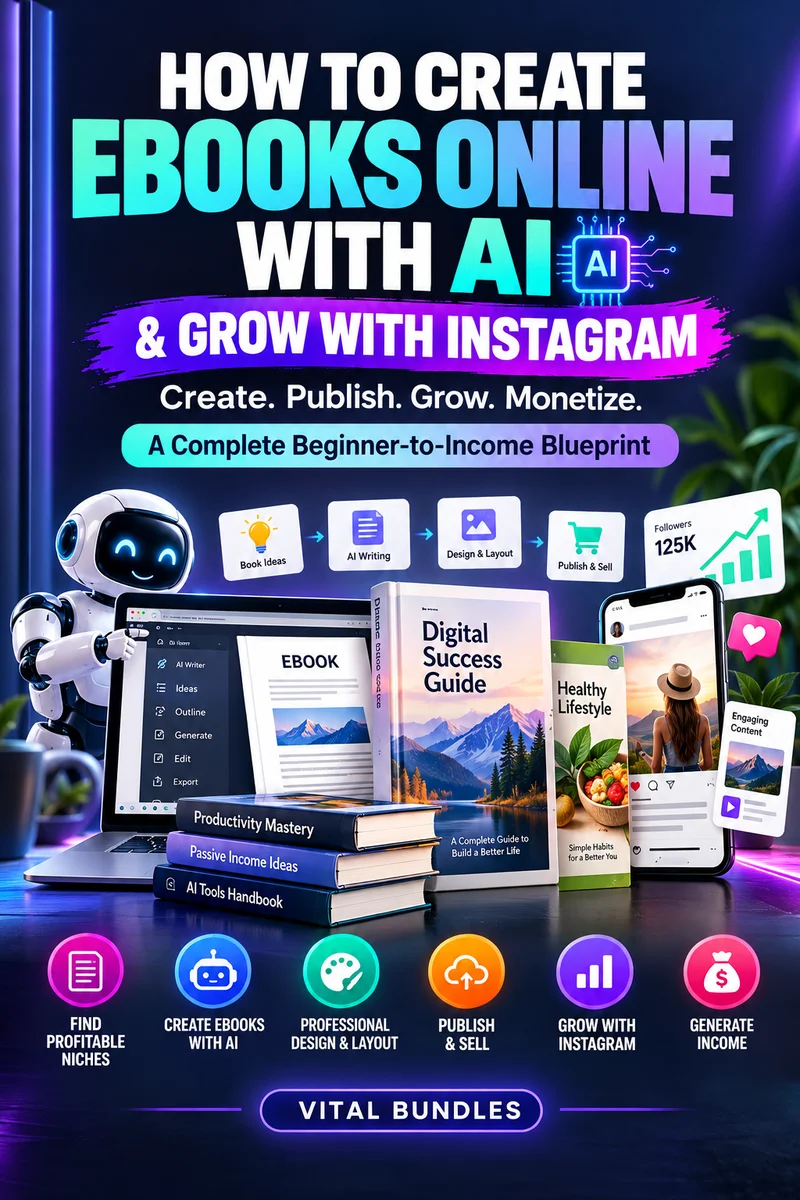 How to Create Ebooks Online with AI & Grow with Instagram