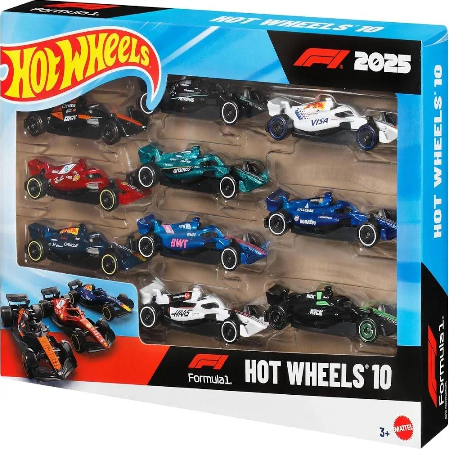 HOTWHEELS F1 PACK OF 10
