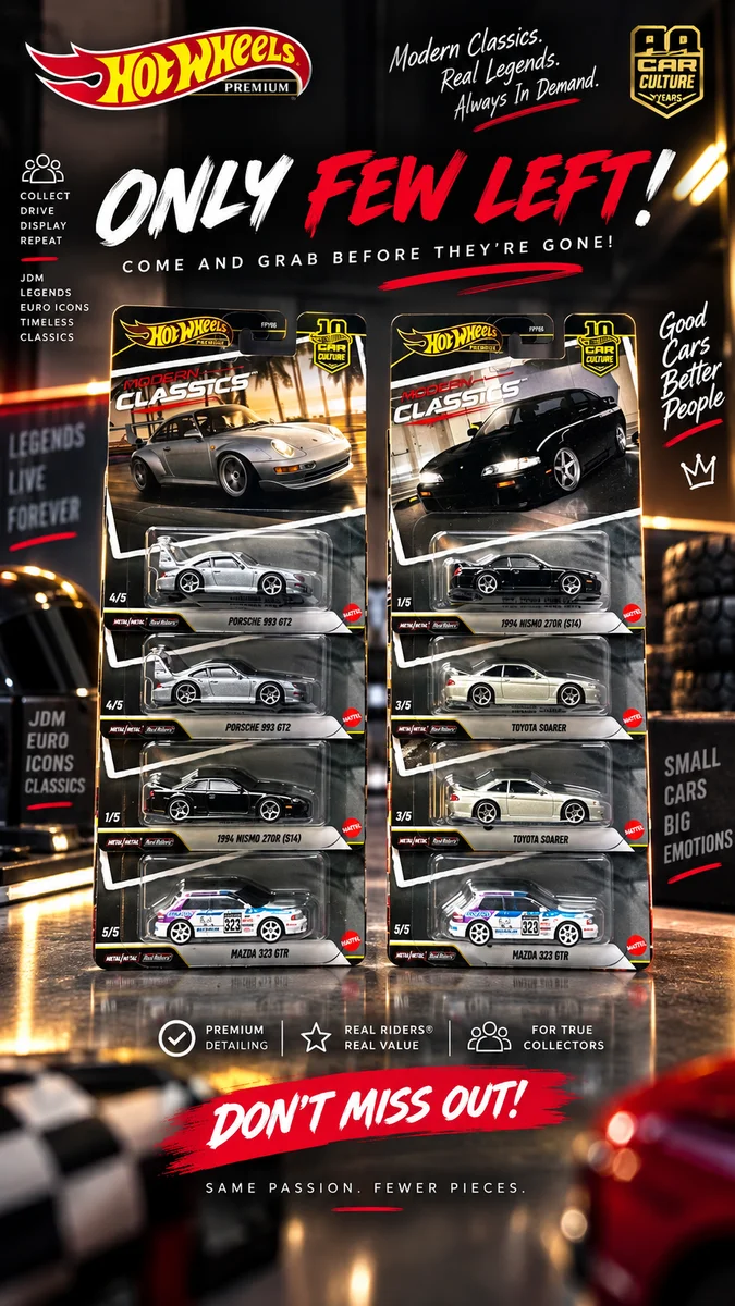 Hotwheels Modern Classics
