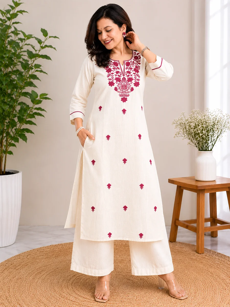 Cotton kurti and pant