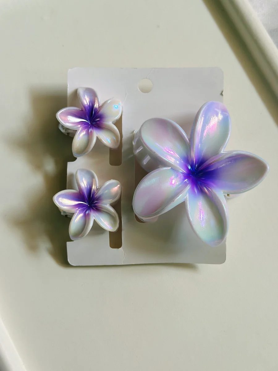 Flower Claw Clip Combo 3