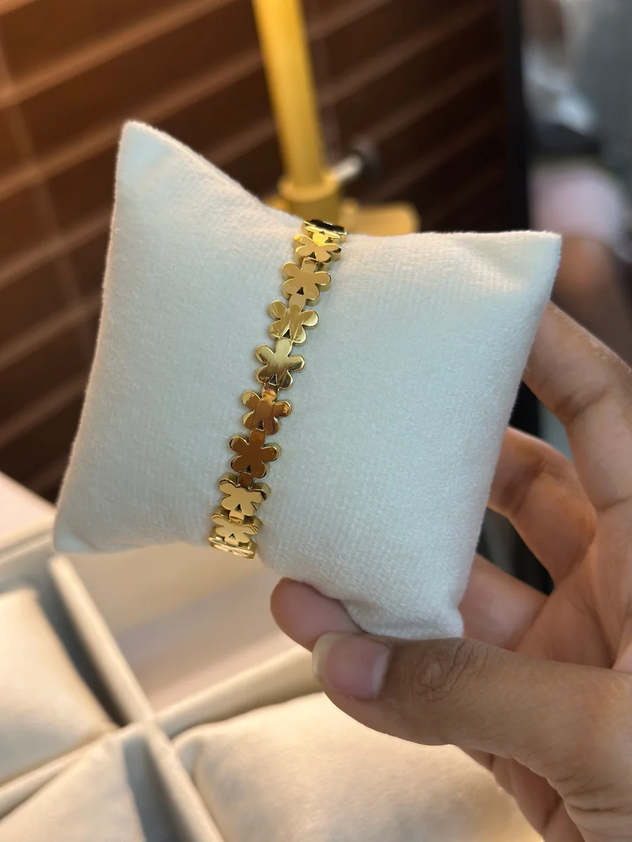 Golden Flower Bracelet