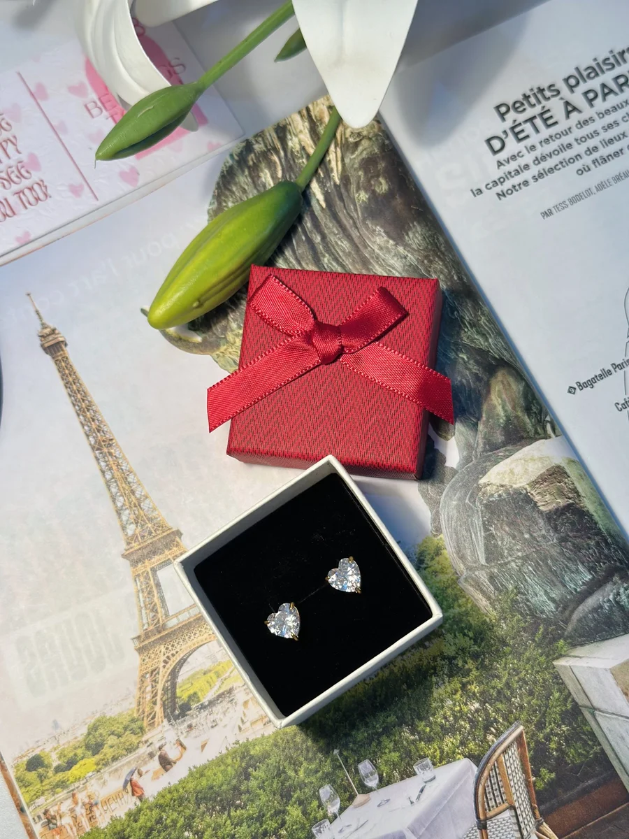 Premium Heart Studs 3