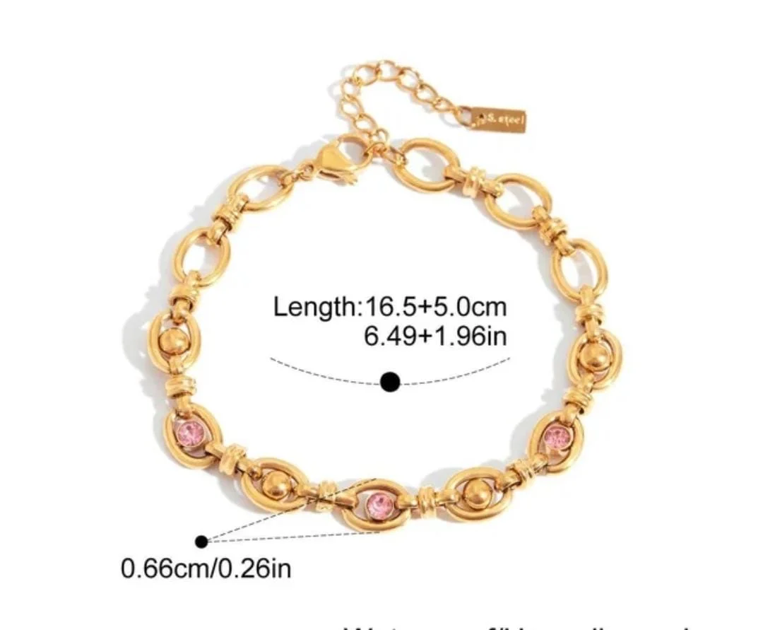 Premium Pink Éclat Bracelet