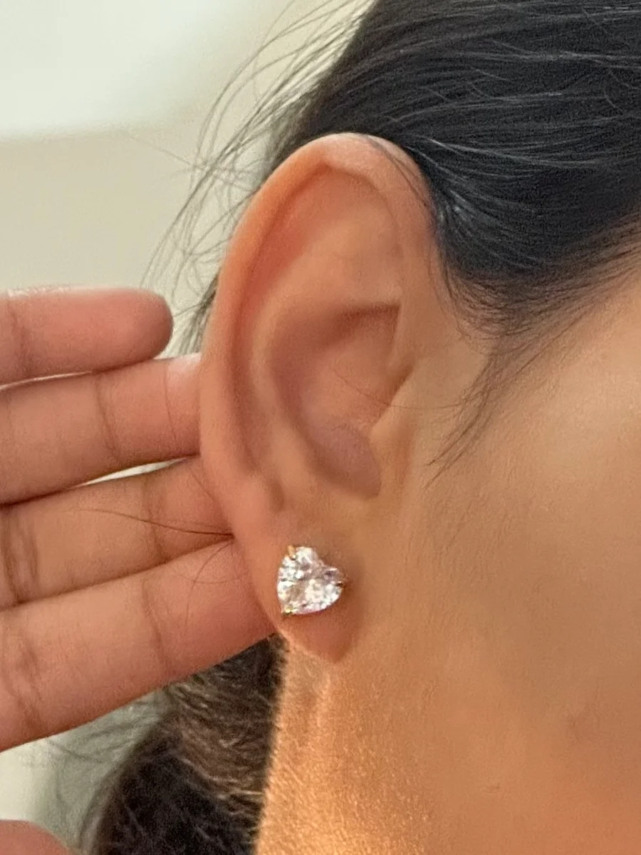 Premium Heart Studs 5