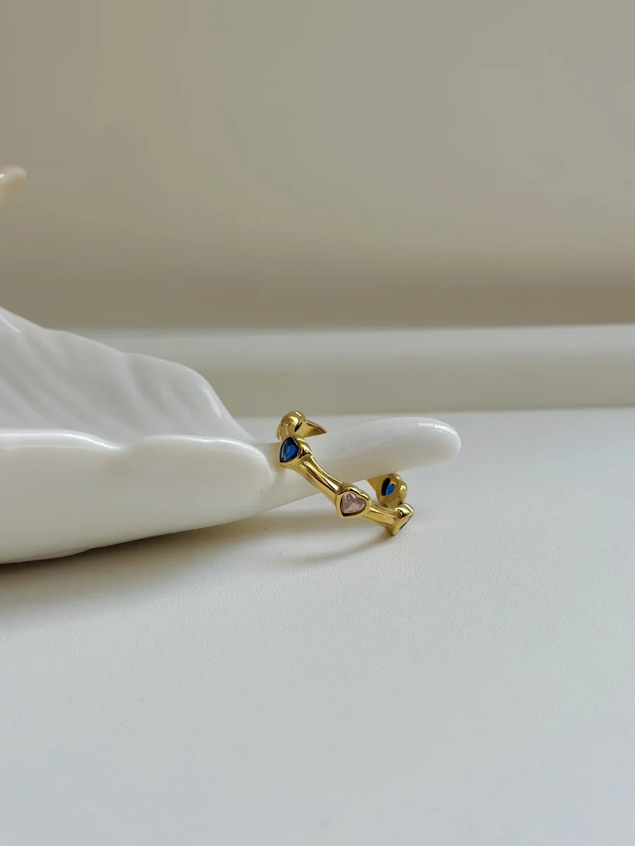 Gem Heart Ring
