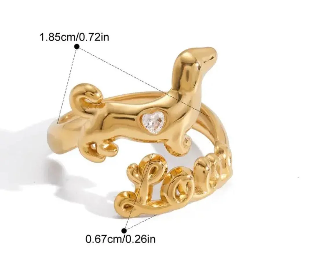 Dog Love Ring