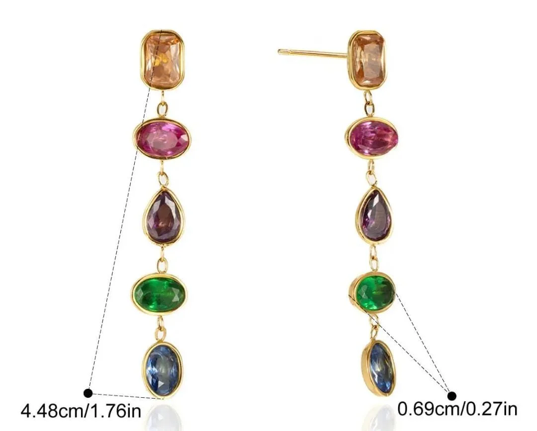 Premium Multi Colour Earrings