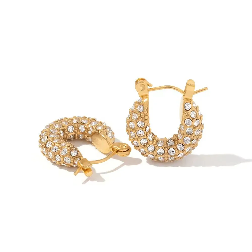 Premium Stone Hoops