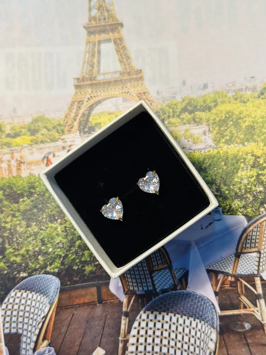 Premium Heart Studs