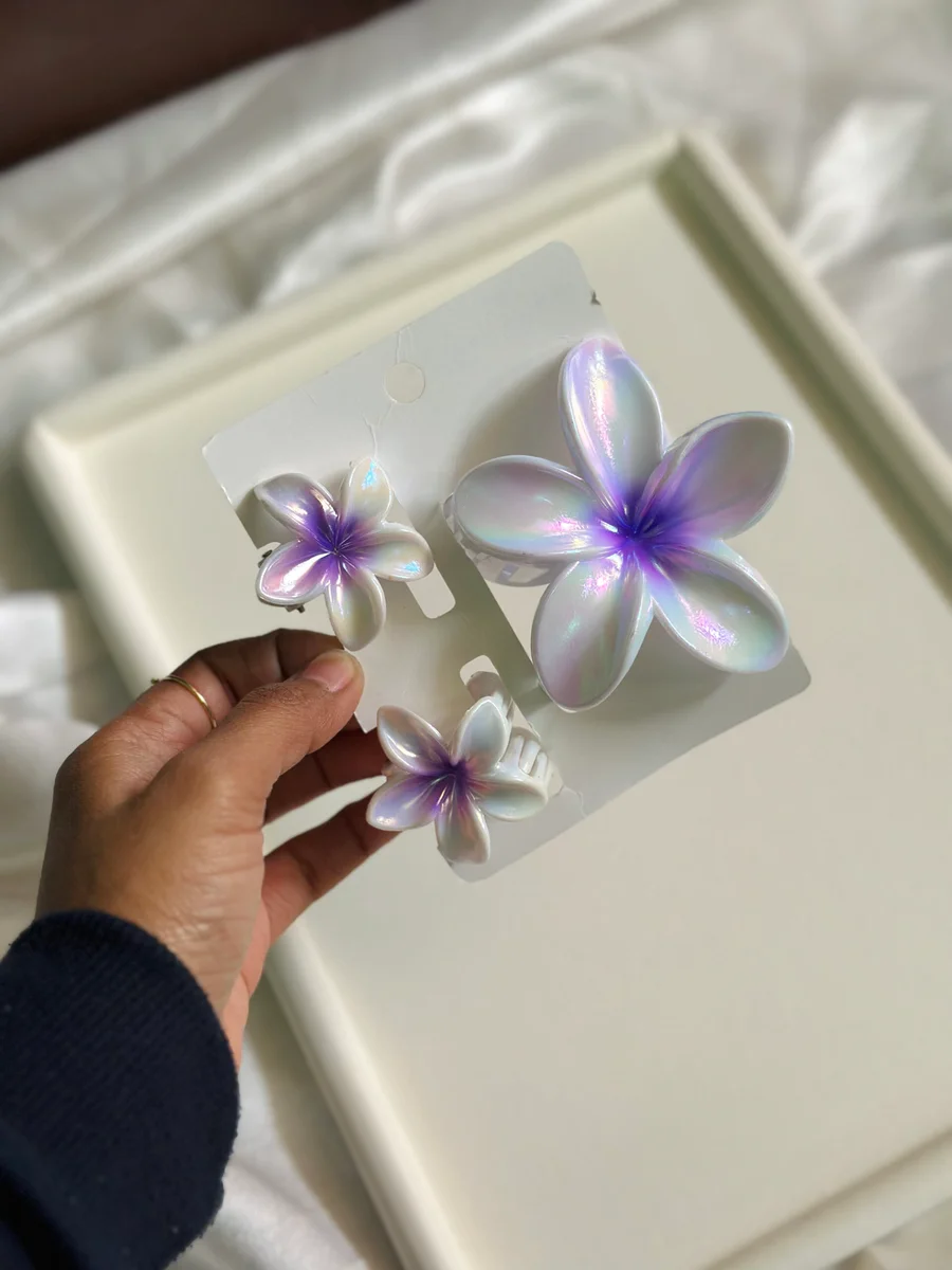 Flower Claw Clip Combo 4