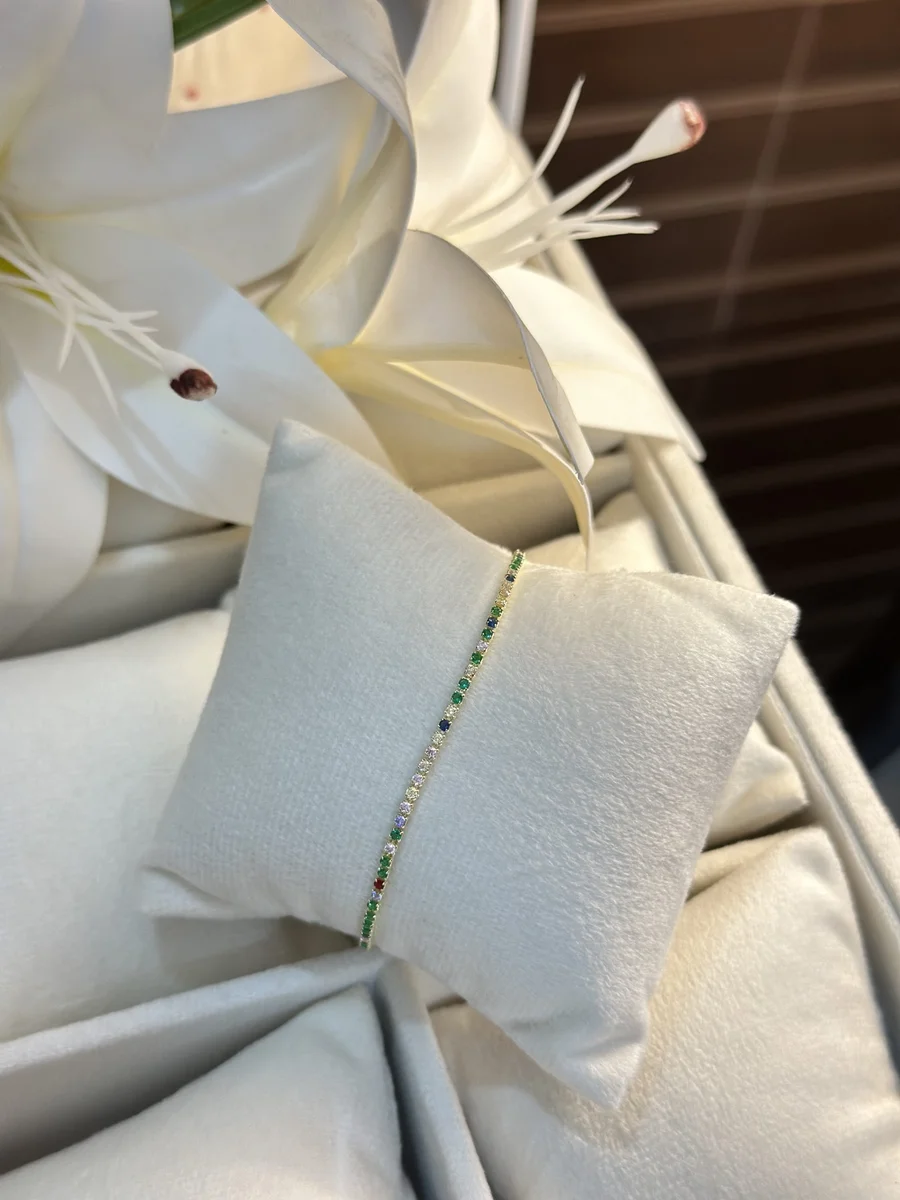 Colorful Tennis Bracelet 2