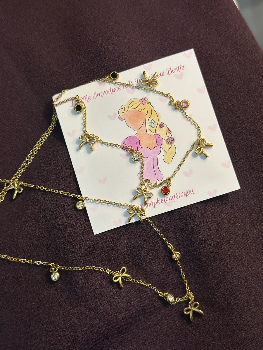 Cute Bow Necklace 4