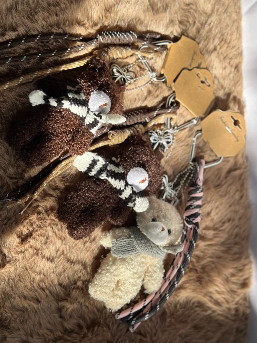 Brown Teddy Keychain 3