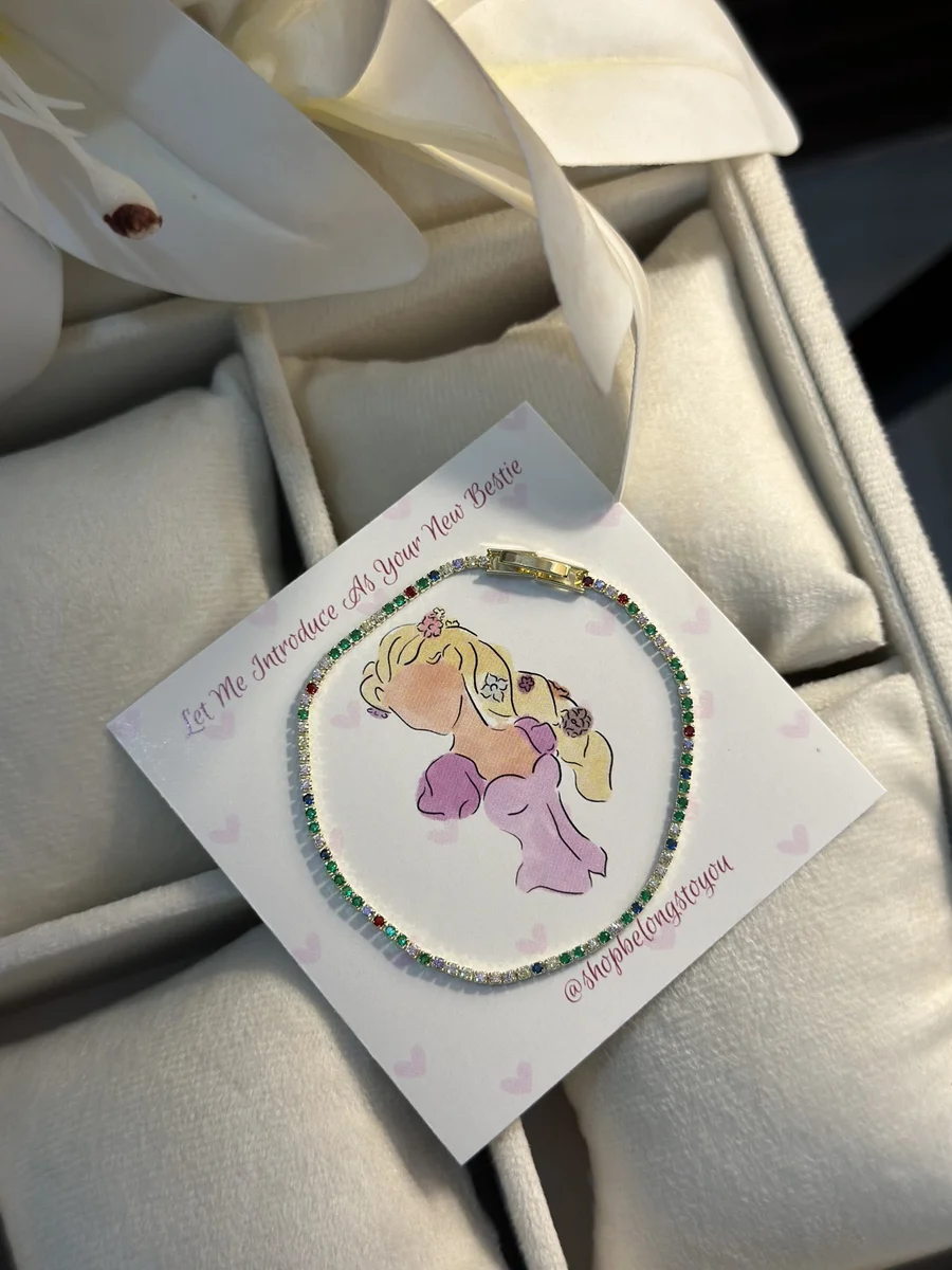 Colorful Tennis Bracelet
