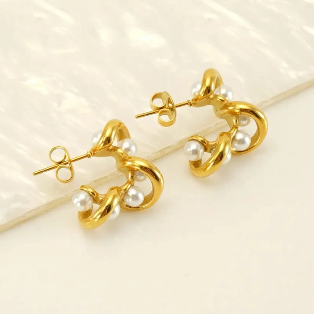 Pearl Korean Earrings 3