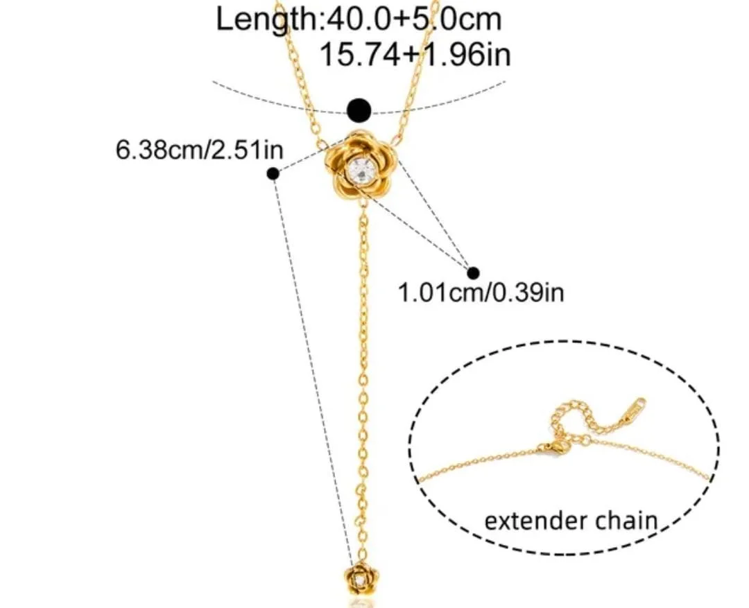 Rose Chain Necklace 4
