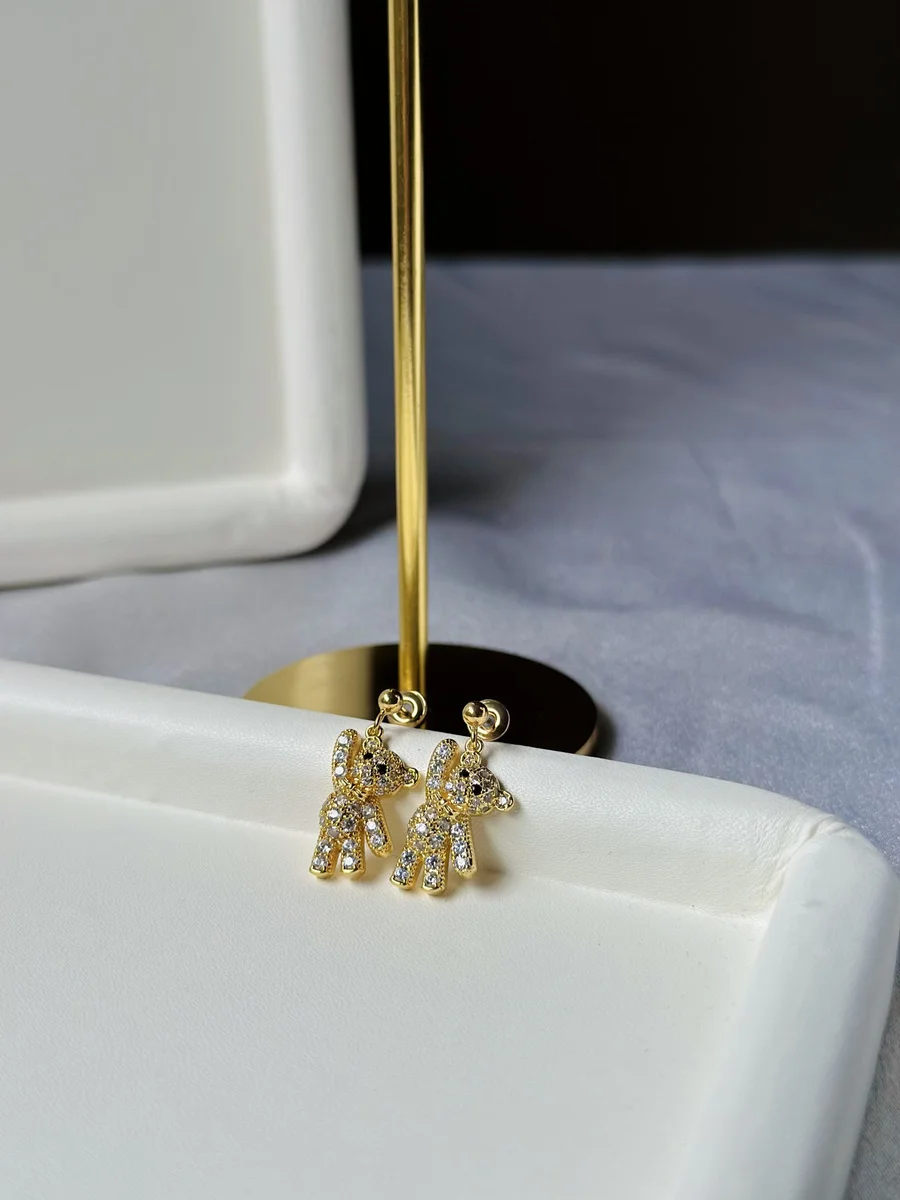 Teddy Huggie Earrings 3