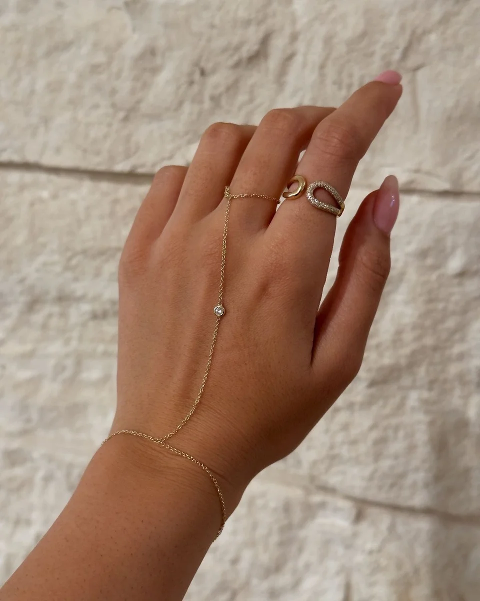 Moonlit Hand Chain