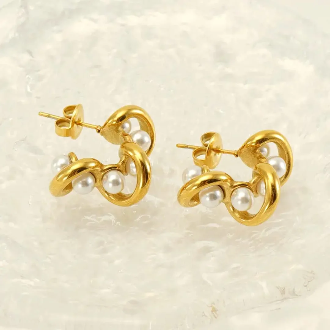 Pearl Korean Earrings 2