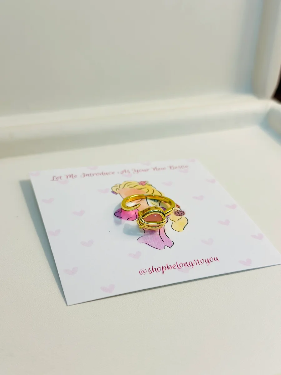 Pink Tulip Ring
