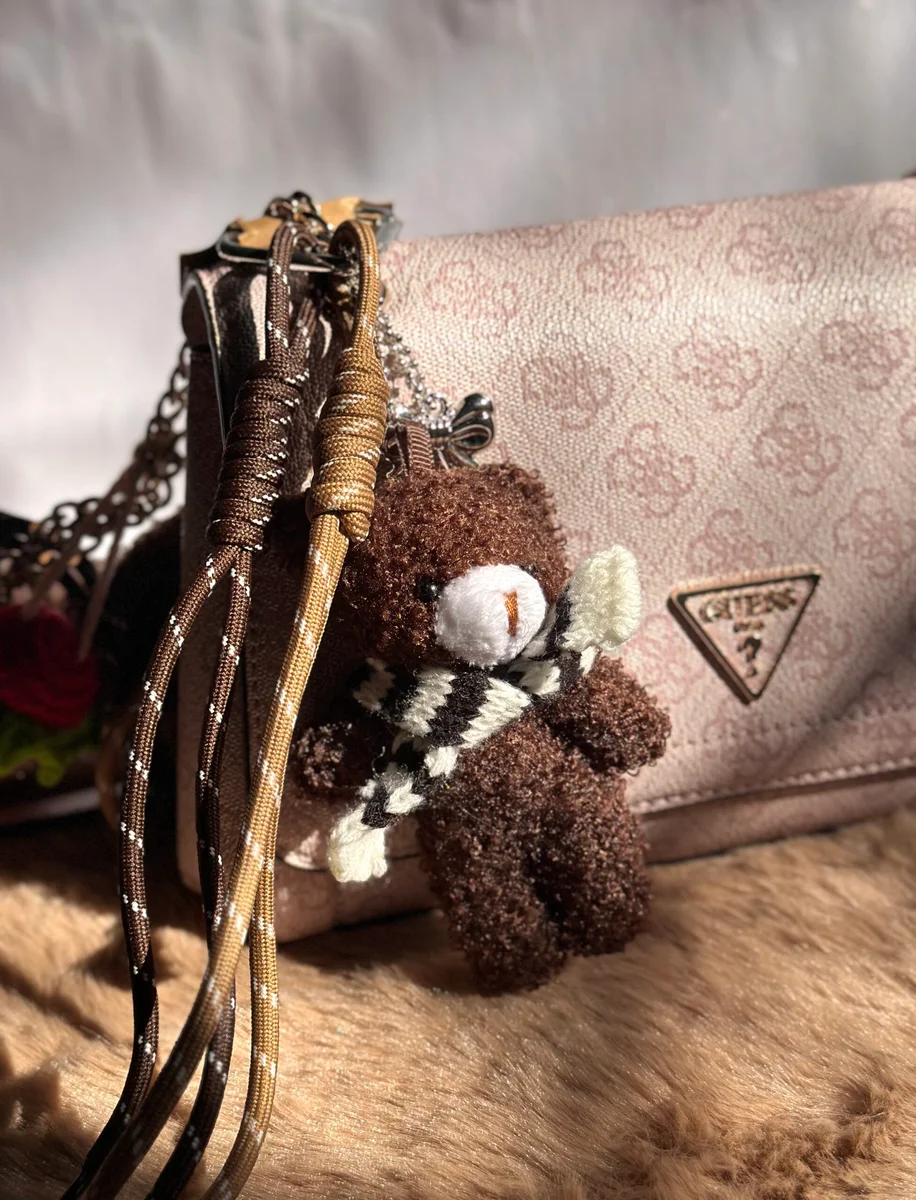 Brown Teddy Keychain