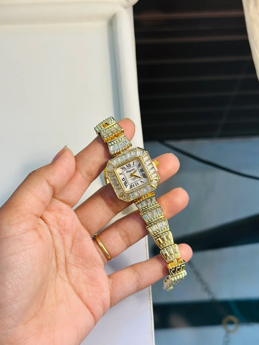 Vintage Golden Stone Watch 2