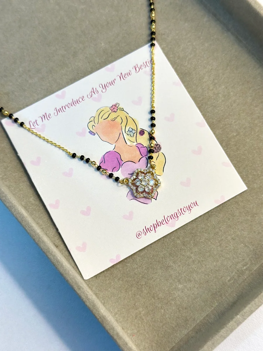 Flower Mangalsutra