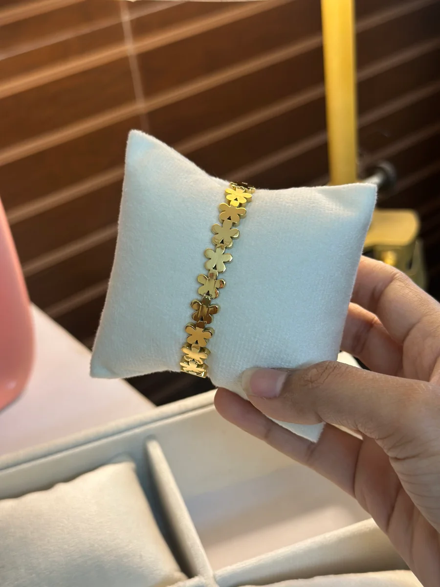 Golden Flower Bracelet 2