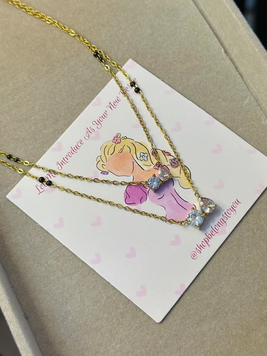 Double Diamond Mangalsutra