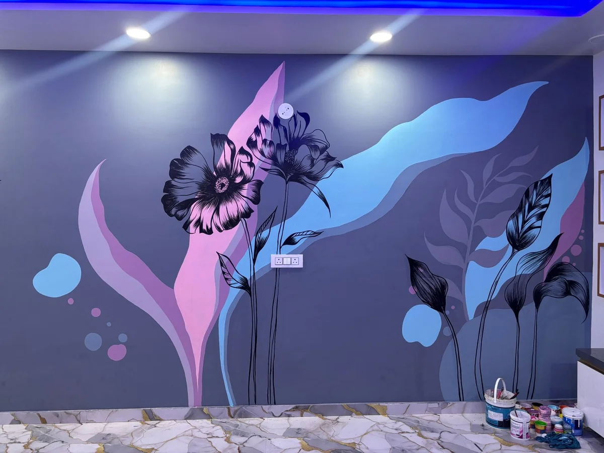 Wall mural painting