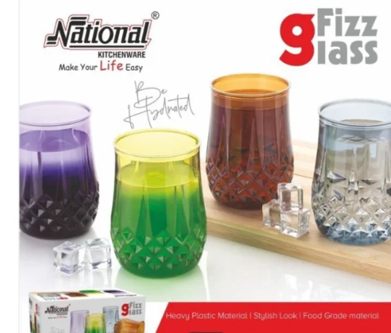 National Fizz Glasses 6 Pieces Set