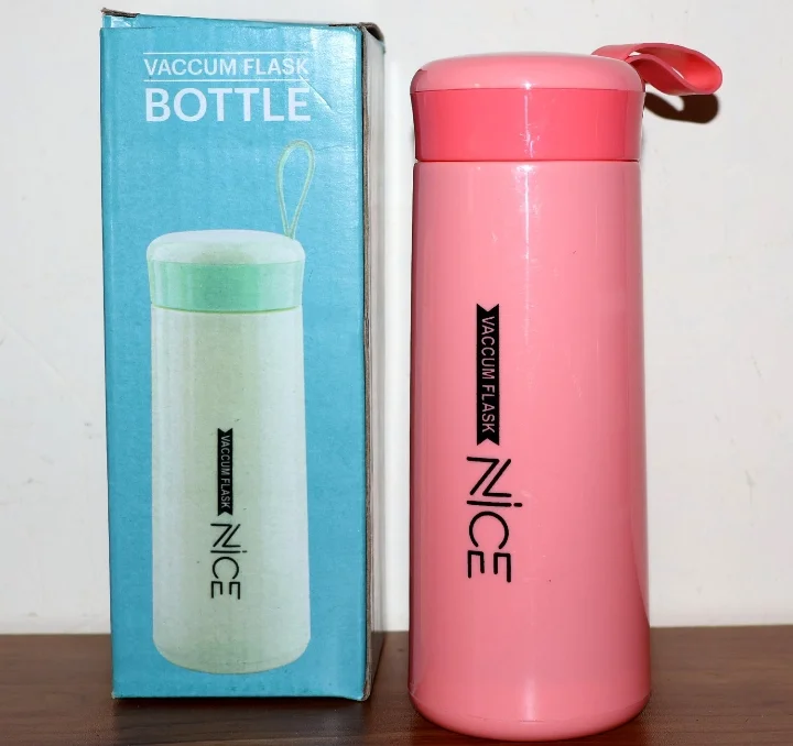 Nice Pink Plastic Water Bottle 400 ML
