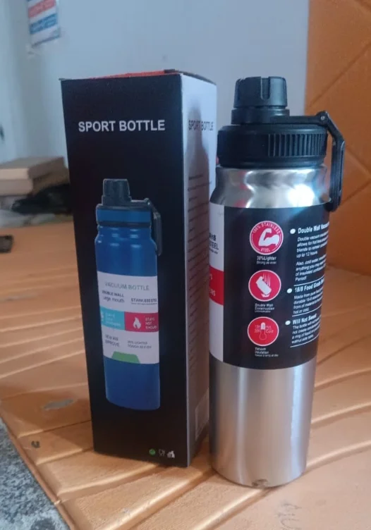 Vacuum Insulated Stainless Steel Sports Water Bottle 800 ML