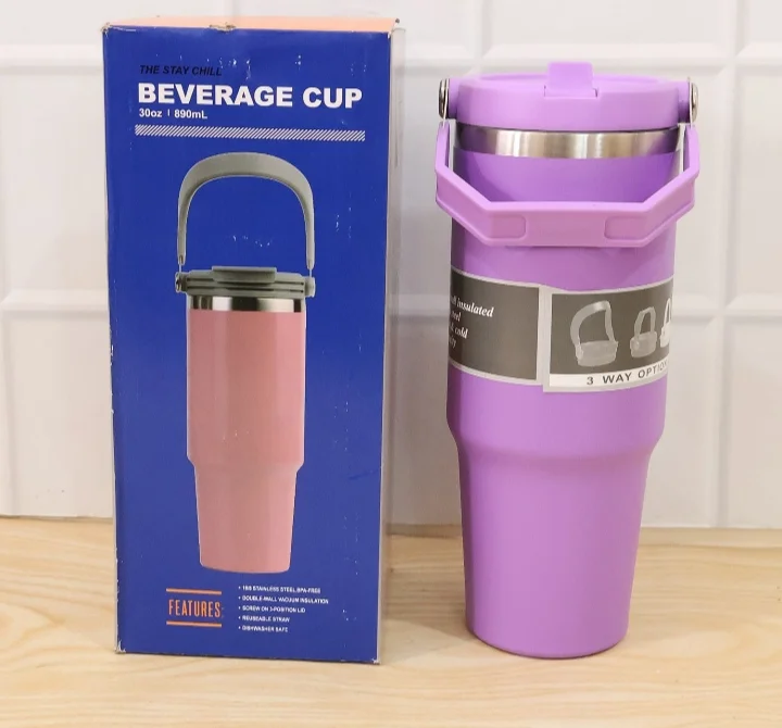 Vacuum Insulated Stainless Steel Travel Mug 890 ML