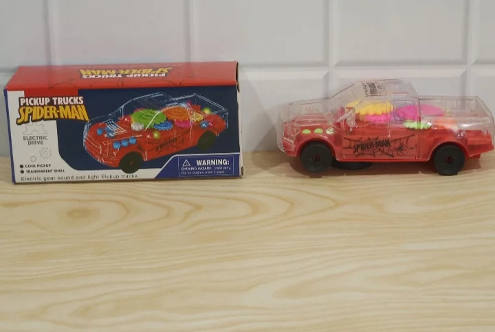 Transparent Gear Toy with Light and Sound