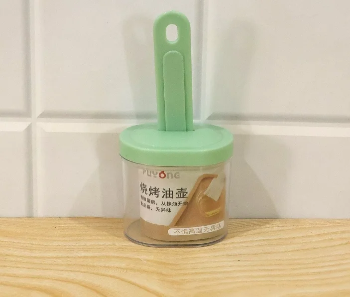 Oil Dispenser with Silicone Brush