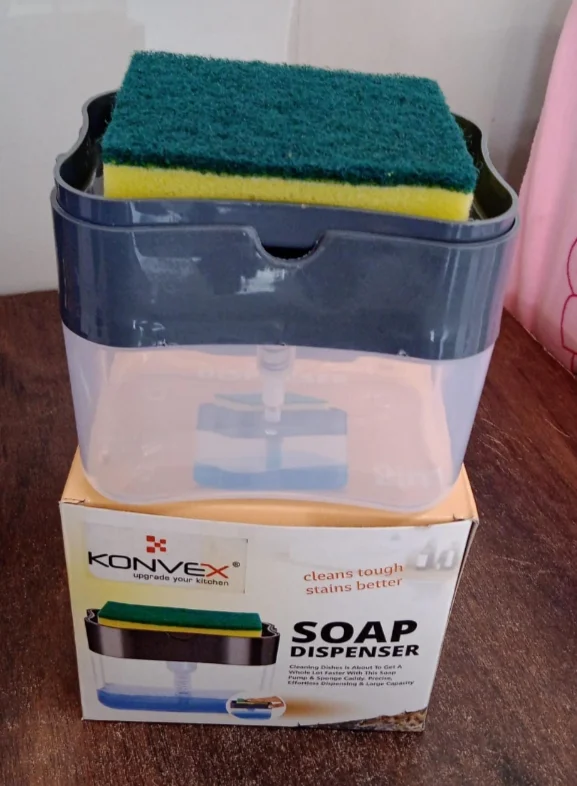 Konvex 2 in 1 Soap Dispenser with Sponge