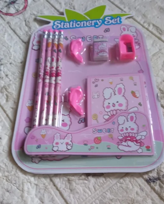 Kids Stationary 9 Pieces Set
