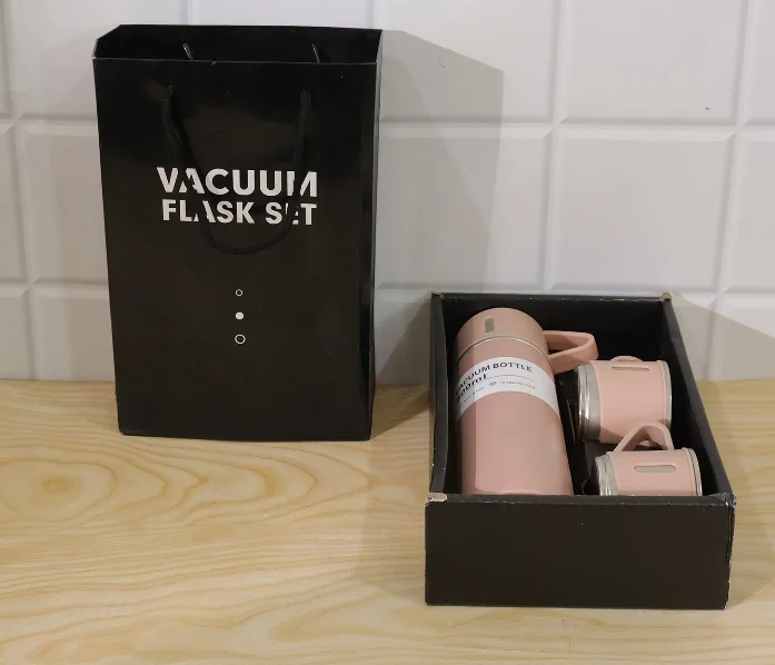 Stainless Steel Vacuum Flask Set