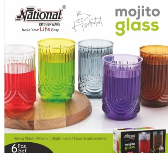 National Mojito Glass 6 Pieces Box