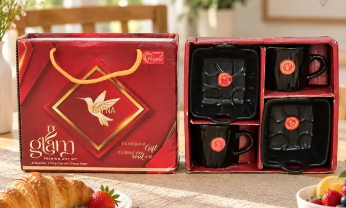 Play Station Cup and Bow 4 Pieces Set