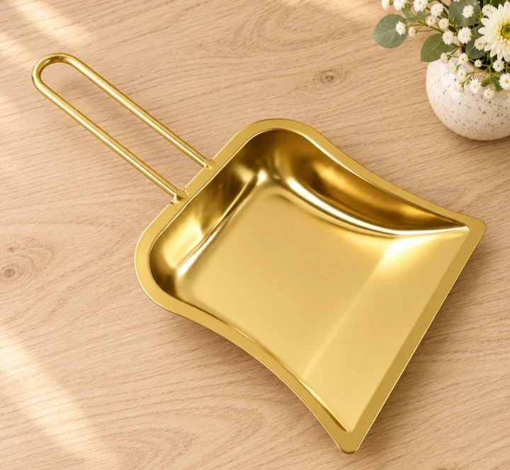 Metal Dustpan with Loop Handle