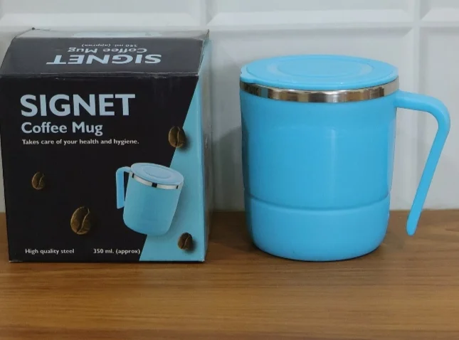 Signet Inner Steel Coffee Mug 350 ML