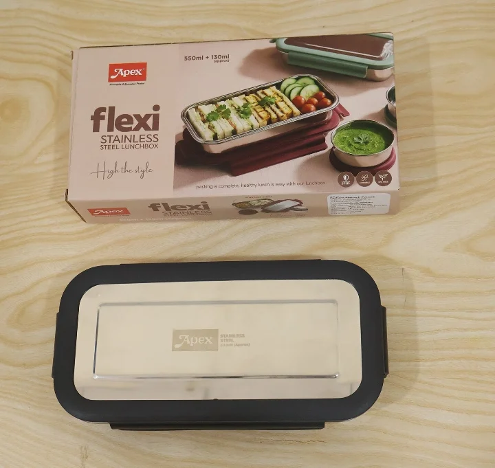 Apex Flexi Stainless Steel Lunch Box