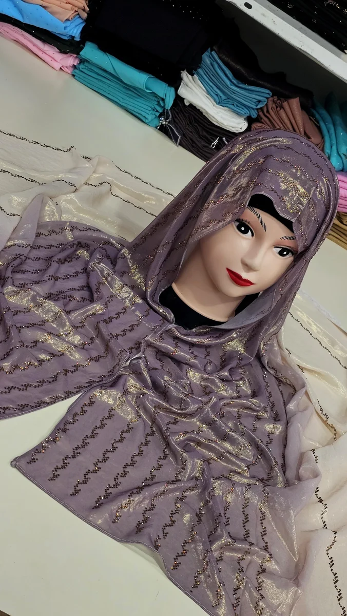 Full VIP Shimmer Fabric Hijab